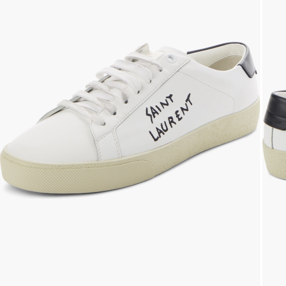 White sneakers